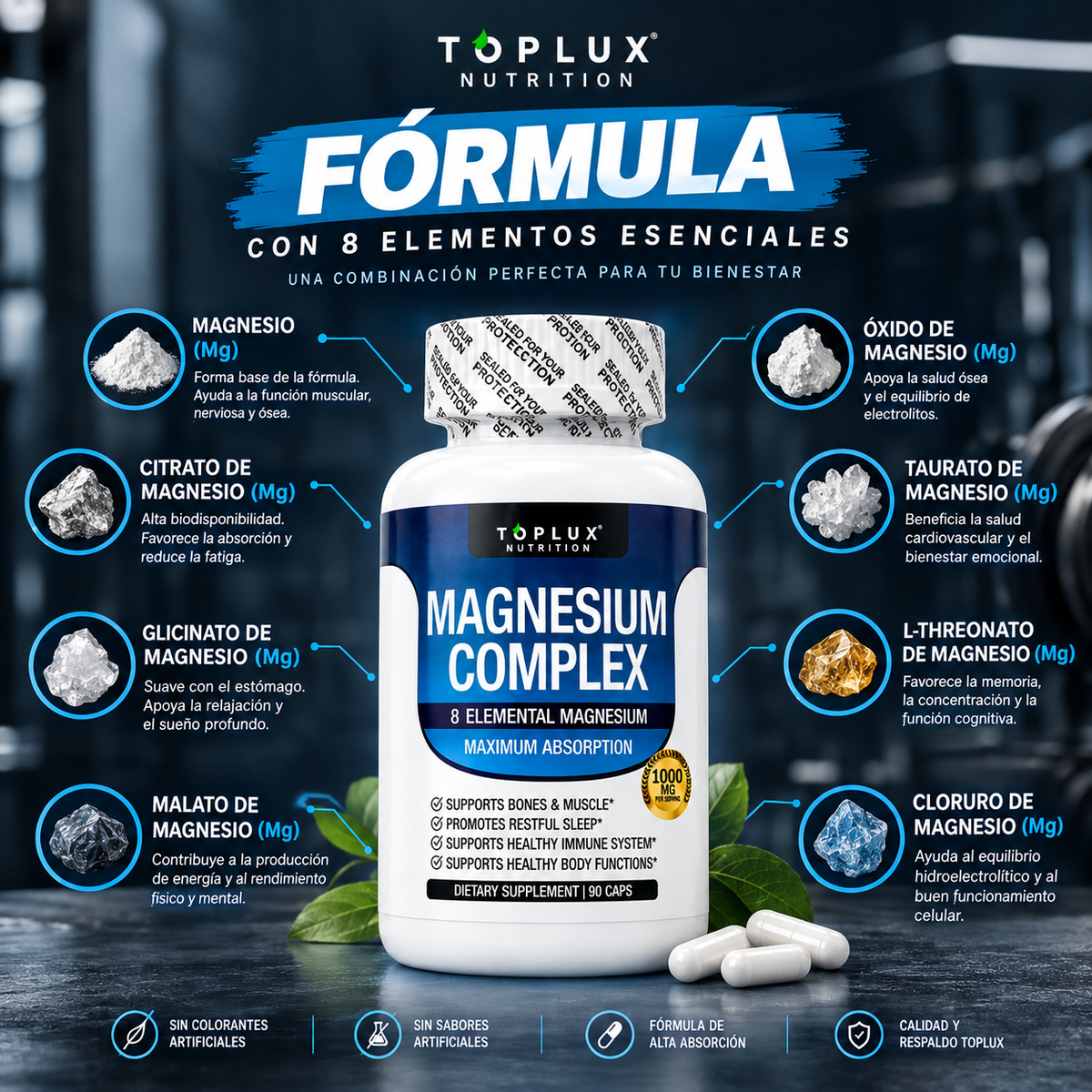 Magnesium Complex Toplux 1000 mg