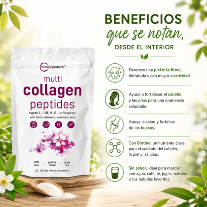 Multicollagen Peptides Colageno 454 Gr
