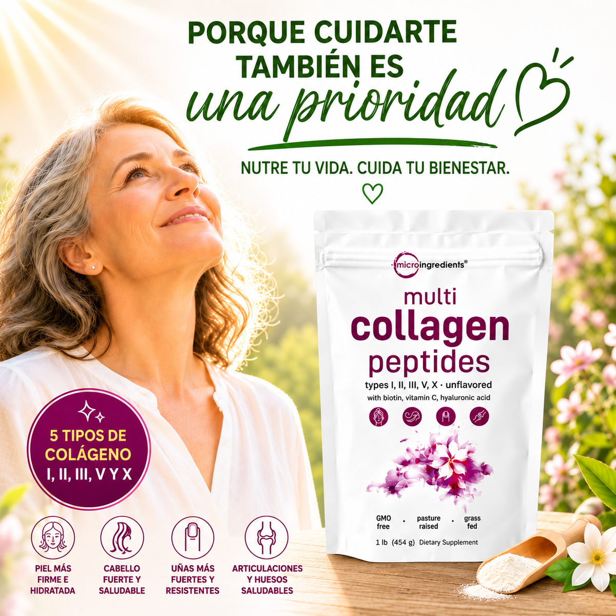 Multicollagen Peptides Colageno 454 Gr