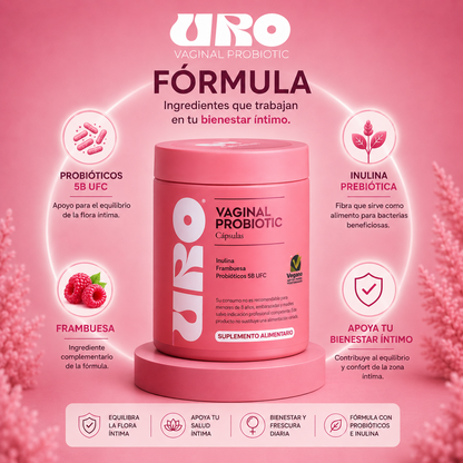 URO Vaginal Probiotic - Cápsulas